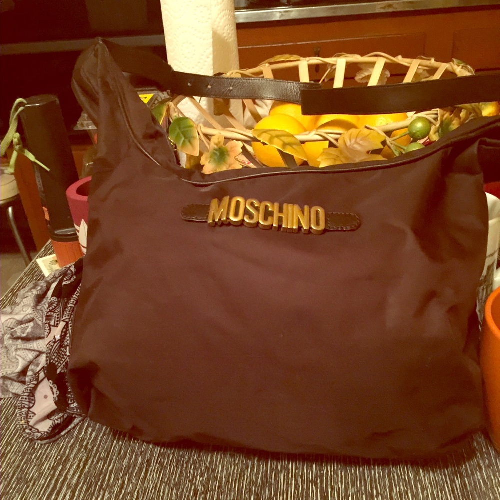 Moschino Redwall Nylon Bag